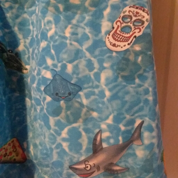 Rusty Boys Swim Trunks With Underwater Print - Picture 3 of 7